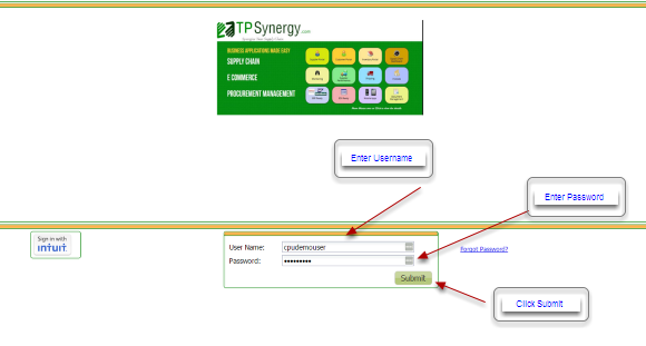 TPSynergy application - Order Acceptance by Contract Manufacturers.